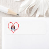 QUEEN ELIZABETH POCKET BEAGLE HEART ラベル (インサイチュ)