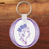 Queen Elizabeth Profile キーホルダー (裏面)