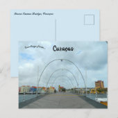 Queen Emma Bridge Willemstad Curaçao ポストカード (正面/裏面)