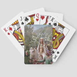 Queen Guinevere's Maying (by John Collier) トランプ