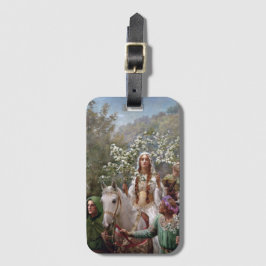 Queen Guinevere's Maying (by John Collier) ラゲッジタグ