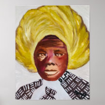 Queen Harriet Tubman 11x14ホワイトポスター