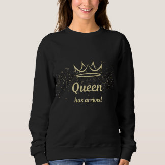 Queen Has Arrived Gold Crown Sweatshirt スウェットシャツ