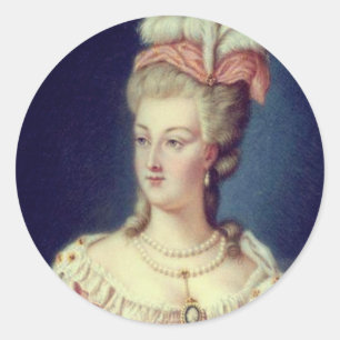 Queen Marie Antoinetteをテーマ王室のにした結婚Clasi ラウンドシール