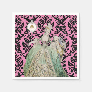 Queen Marie Antoinette色変更/その他のオプション – スタンダードカクテルナプキン