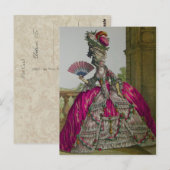 Queen Marie Antoinette ～はがき/招待状 ポストカード (正面/裏面)