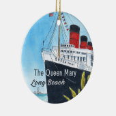 Queen Mary Long Beach Ornament セラミックオーナメント (右)