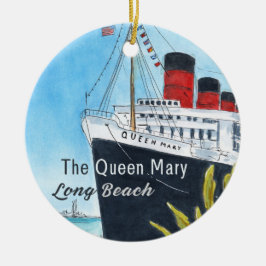 Queen Mary Long Beach Ornament セラミックオーナメント