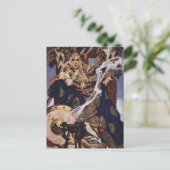 Queen Medb Celtic Mythology by J.C. Leyendecker ポストカード (スタンド正面)