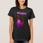 Queen Melanin Black History Month Afro African Pri Tシャツ (正面)
