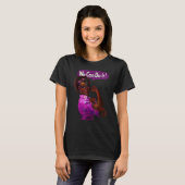 Queen Melanin Black History Month Afro African Pri Tシャツ (正面フル)