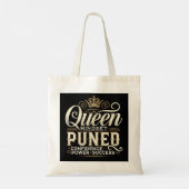 Queen Mindset – Tuned for Confidence Tote トートバッグ (裏面)