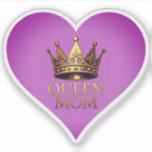 QUEEN MOM シール (正面)