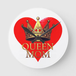 QUEEN MOM ラウンド壁時計
