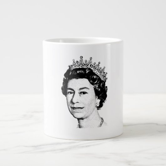 Queen mug ジャンボコーヒーマグカップ (正面)