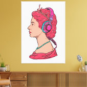 Queen Music キャンバスプリント (インサイチュ (リビング))