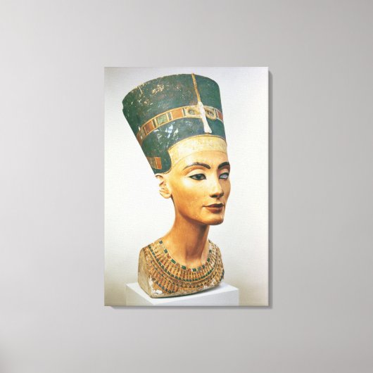 Queen Nefertitiのバスト、scのスタジオ キャンバスプリント (正面)