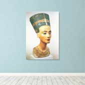 Queen Nefertitiのバスト、scのスタジオ キャンバスプリント (インサイチュ (ウッドフロア))