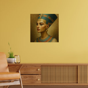 Queen Nefertitiポスター – エジプト王室のポートレート ポスター