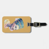 Queen Nefertiti水彩画 – エジプト美術 ラゲッジタグ (正面横)