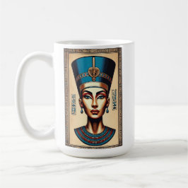 Queen Nefertiti – タイムレスエジプト美しい コーヒーマグカップ