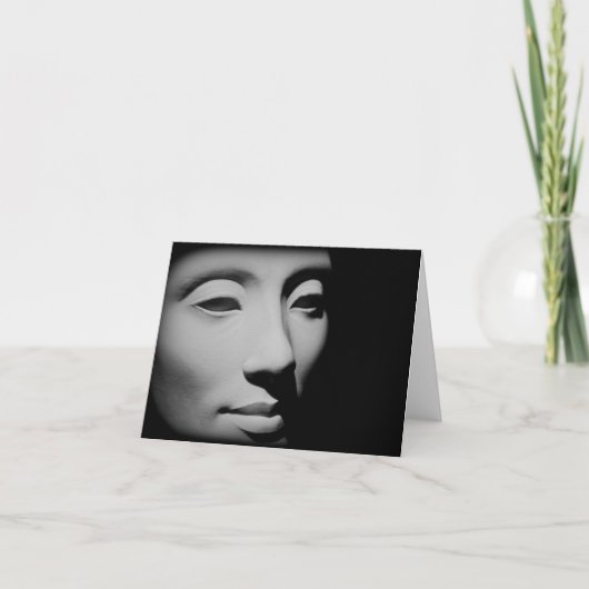 Queen Nefertiti、女性顔カスタムカード カード (正面)