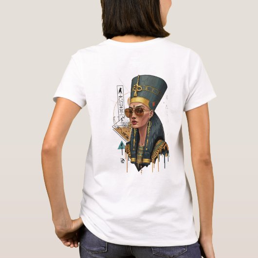 Queen Nefertiti T-Shirt  Tシャツ (裏面)