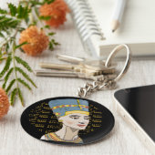 Queen Nefertiti with Cartoche キーホルダー (側面)