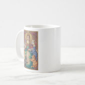 Queen Of Cats Tarot Card Mug コーヒーマグカップ (正面左)