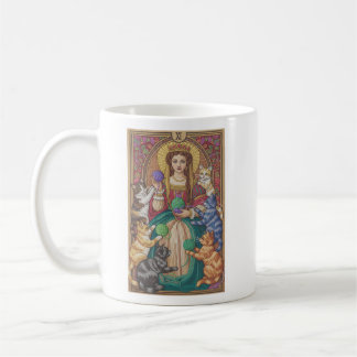 Queen Of Cats Tarot Card Mug コーヒーマグカップ