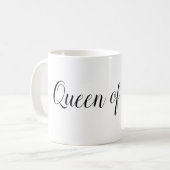 Queen of Dataオフィスのマグ コーヒーマグカップ (正面左)