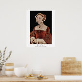 Queen Of England By Hans Holbein The Younger ポスター (キッチン)