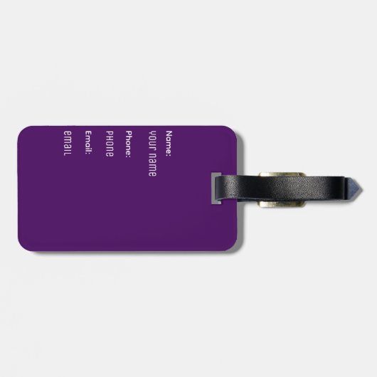 Queen of Everythingラゲージタグ ラゲッジタグ (裏面横)