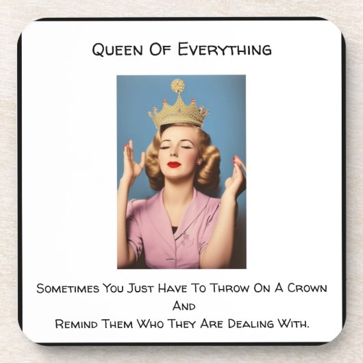 Queen Of Everything *セット6 コースター (正面)