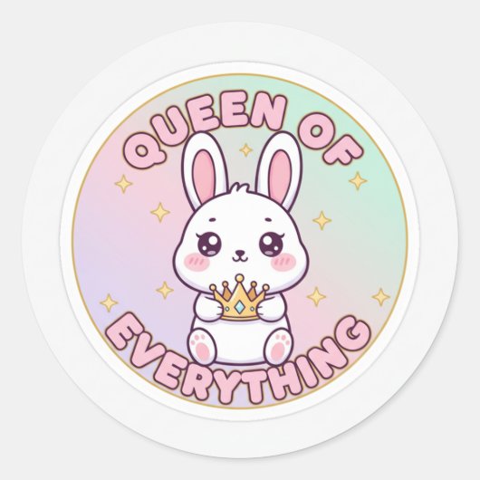 Queen of Everything  ラウンドシール (正面)