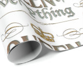 QUEEN of Everything – ロイヤリティレタリングクラウン ラッピングペーパー (ロールコーナー)