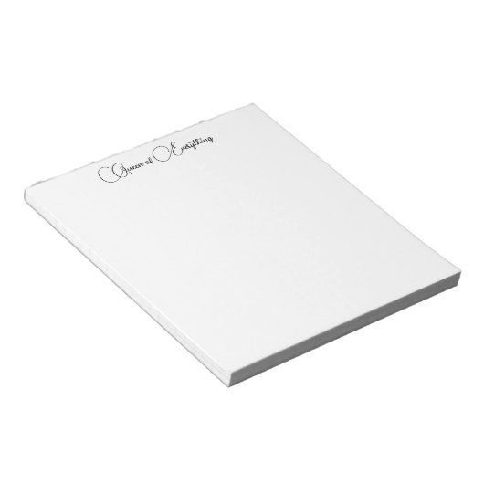 Queen of Everything Notepad ノートパッド (アングル)