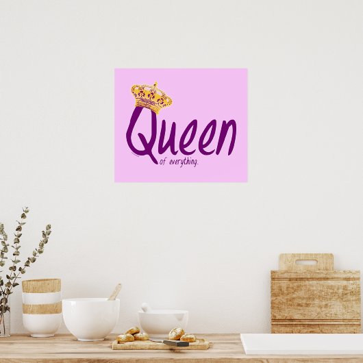 Queen of Everything [poster/sign] ポスター (キッチン)