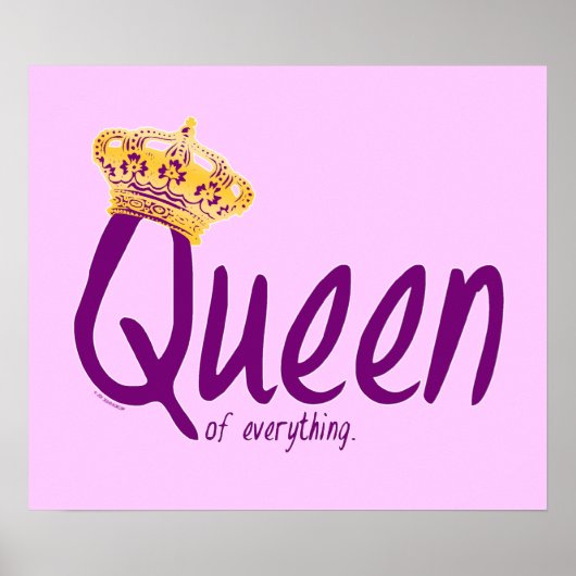 Queen of Everything [poster/sign] ポスター (正面)