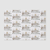 QUEEN of EVERYTHING - Rich エレガント Crown王室の 薄葉紙 (正面)