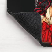 Queen Of Heart Playing Card Love Valentine Outfit マウスパッド (コーナー)