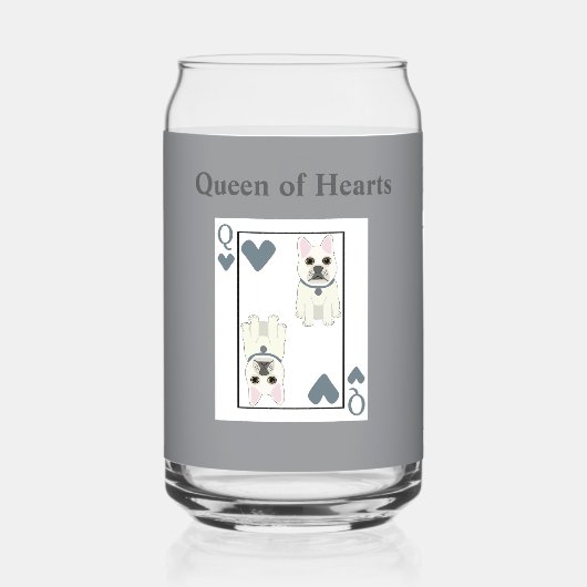 Queen of Hearts ガラス缶 (正面)