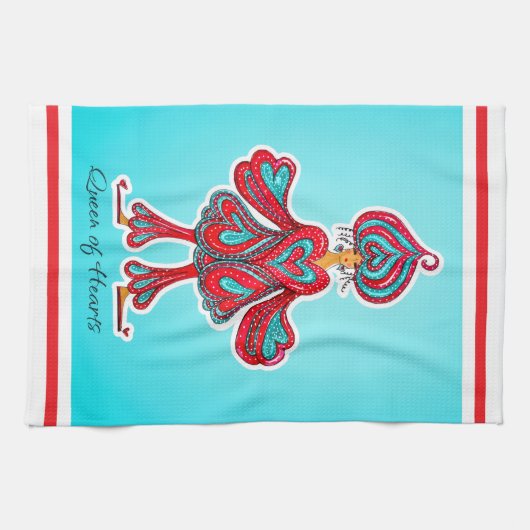 Queen of Hearts  キッチンタオル (横)