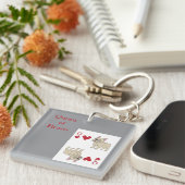 Queen of Hearts キーホルダー (正面右)