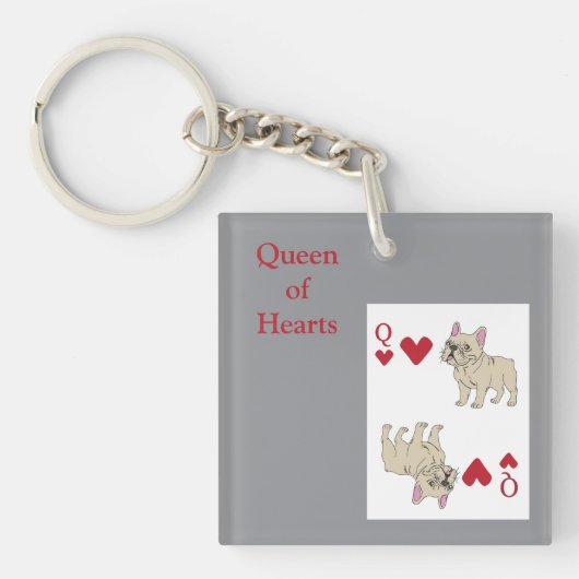 Queen of Hearts キーホルダー (正面)