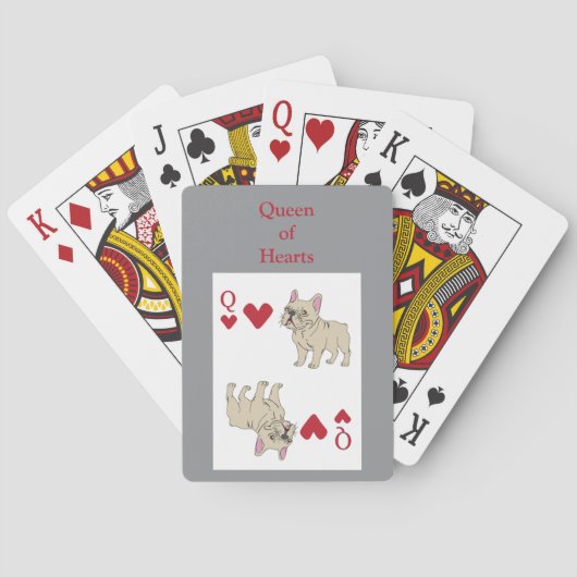Queen of Hearts トランプ (裏面)