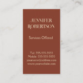 Queen of Hearts 名刺 (裏面)