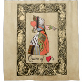 Queen of Hearts , Alice's Adventures in Wonderland シャワーカーテン (正面)