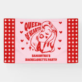 Queen of Hearts Bachelorette Party 横断幕 (横)