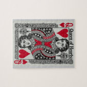 QUEEN OF HEARTS CARD ジグソーパズル (横)